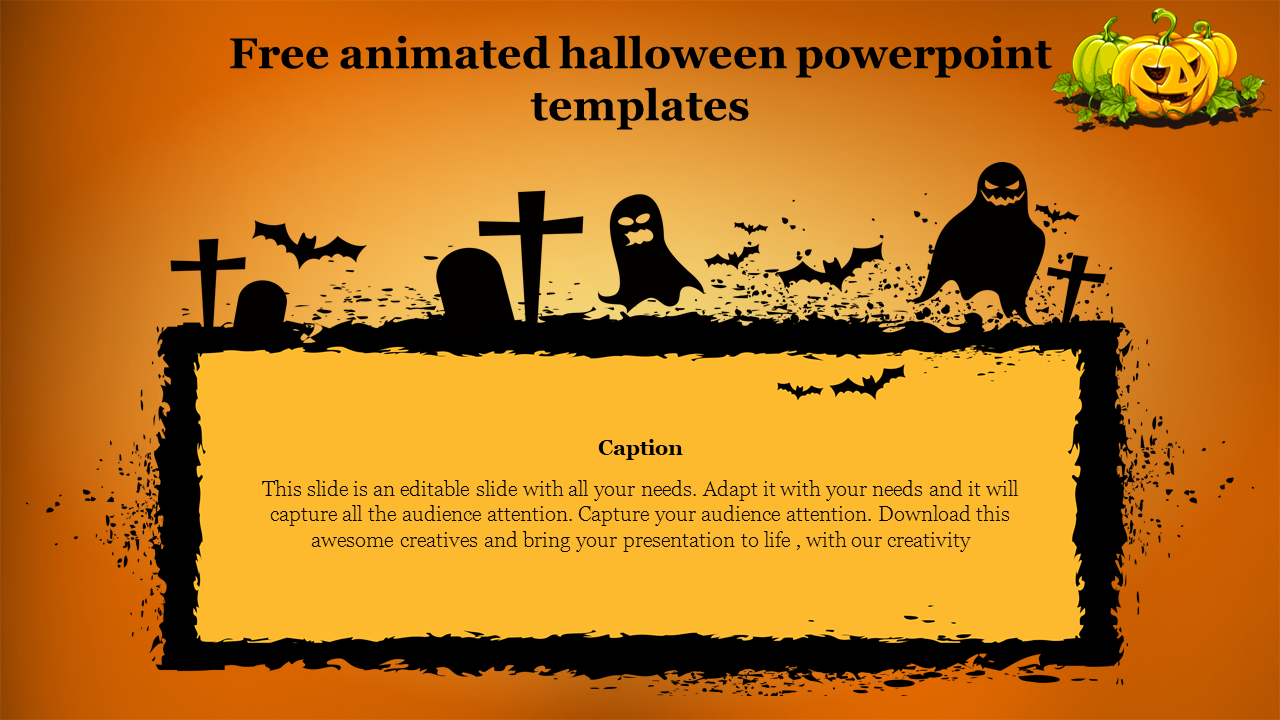 Free Animated Halloween PowerPoint Templates - Scary Designs
